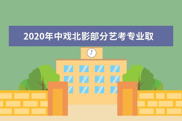 2020年中戏北影部分艺考专业取消校考