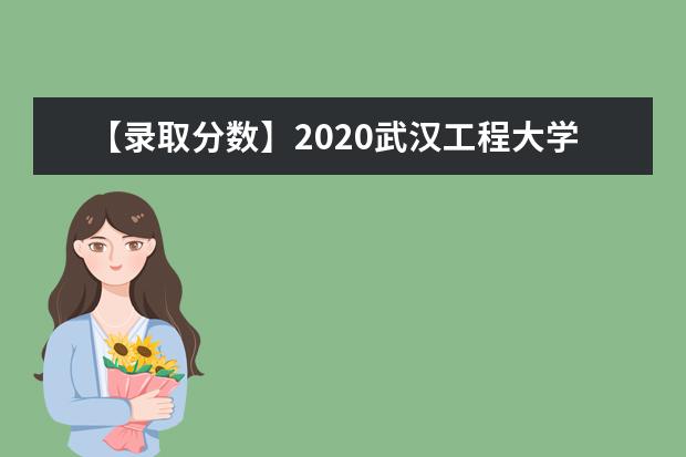 【录取分数】2020武汉工程大学录取分数线一览表（含2020-2019历年）