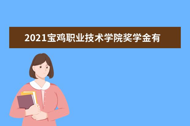 2021宝鸡职业技术学院奖学金有哪些 奖学金一般多少钱?