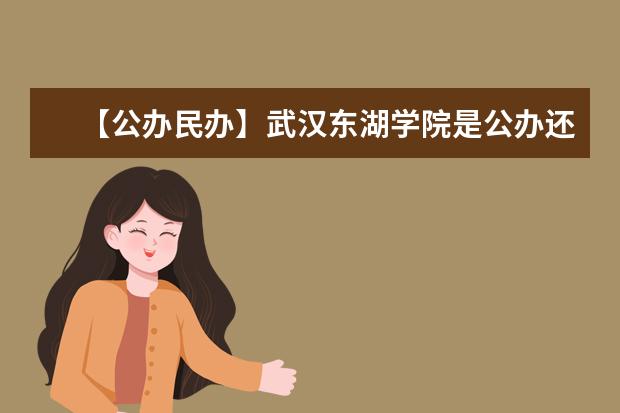 【公办民办】武汉东湖学院是公办还是民办大学？