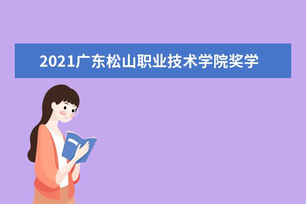 2021广东松山职业技术学院奖学金有哪些 奖学金一般多少钱?