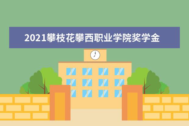 2021攀枝花攀西职业学院奖学金有哪些 奖学金一般多少钱?