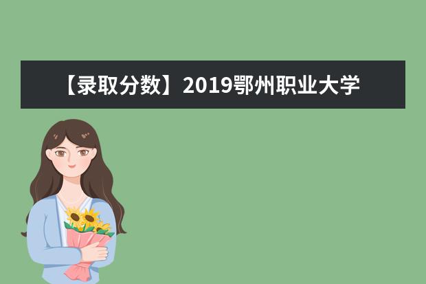 【录取分数】2019鄂州职业大学录取分数线一览表（含2020-2019历年）