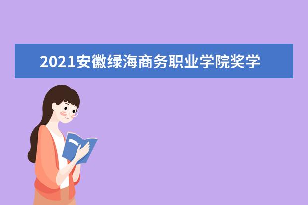 2021安徽绿海商务职业学院奖学金有哪些 奖学金一般多少钱?