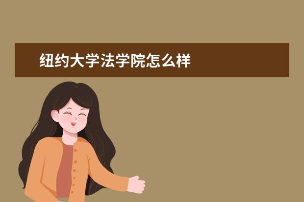 纽约大学法学院怎么样