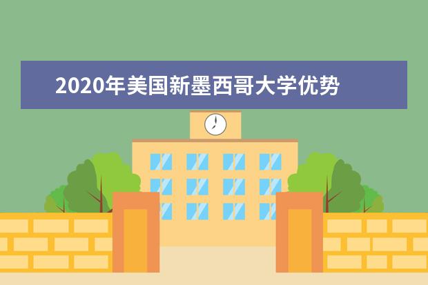 2020年美国新墨西哥大学优势