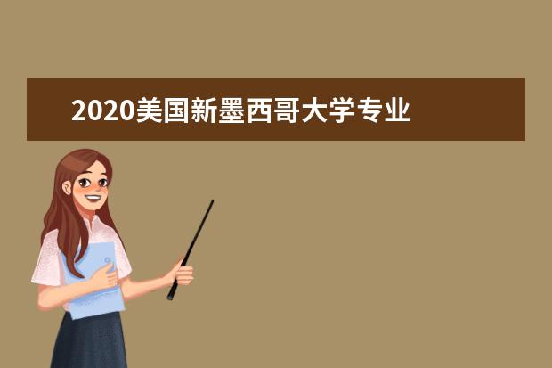 2020美国新墨西哥大学专业