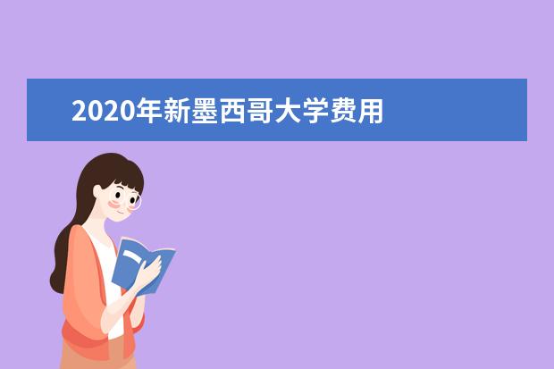 2020年新墨西哥大学费用