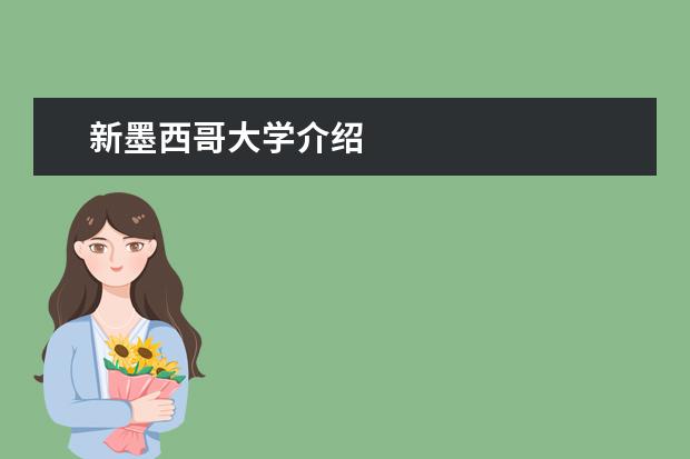 新墨西哥大学介绍