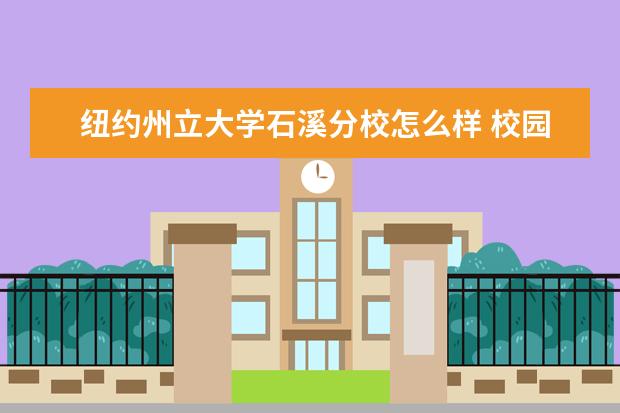 纽约州立大学石溪分校怎么样 校园生活