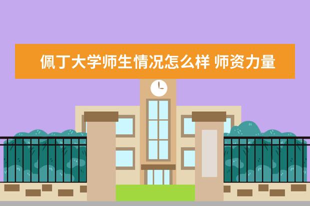 佩丁大学师生情况怎么样 师资力量如何