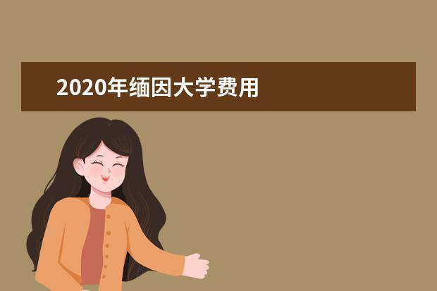 2020年缅因大学费用