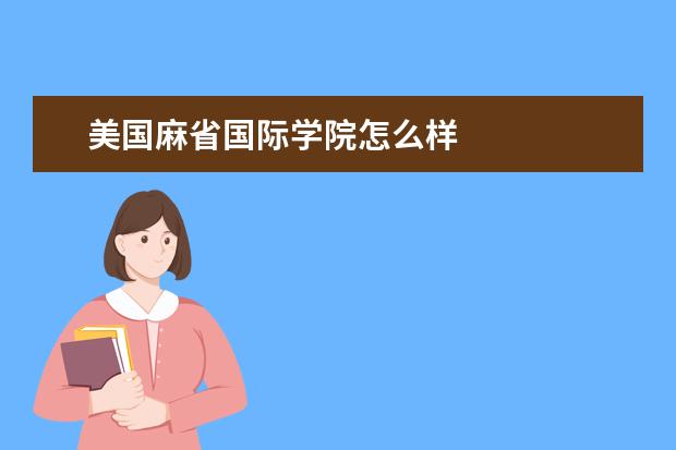 美国麻省国际学院怎么样