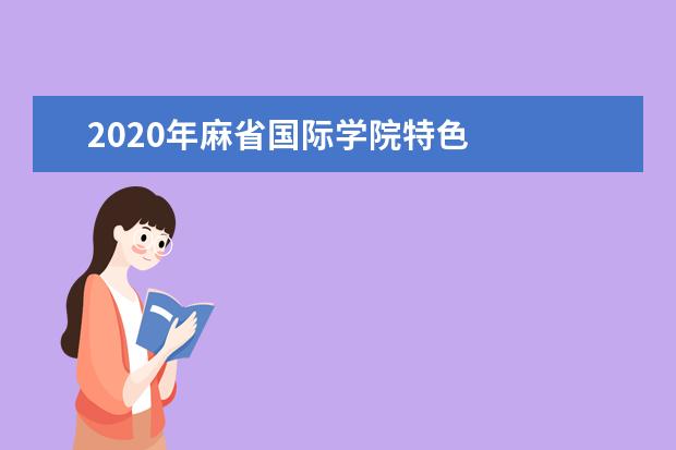 2020年麻省国际学院特色