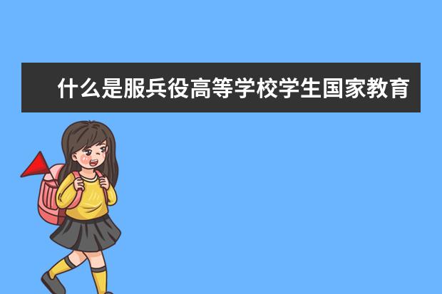 什么是服兵役高等学校学生国家教育资助