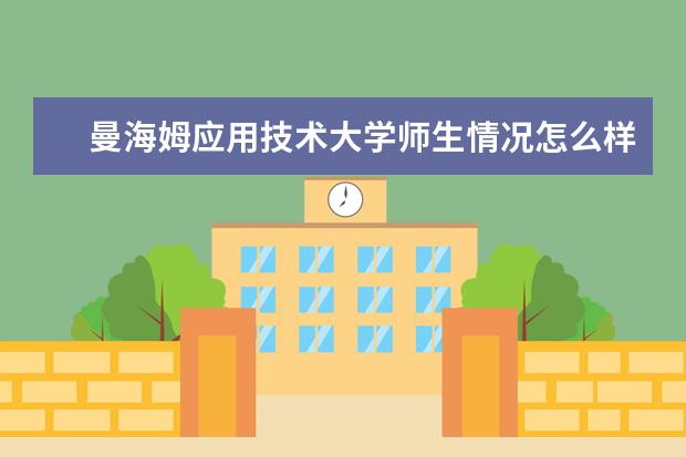 曼海姆应用技术大学师生情况怎么样 师资力量如何