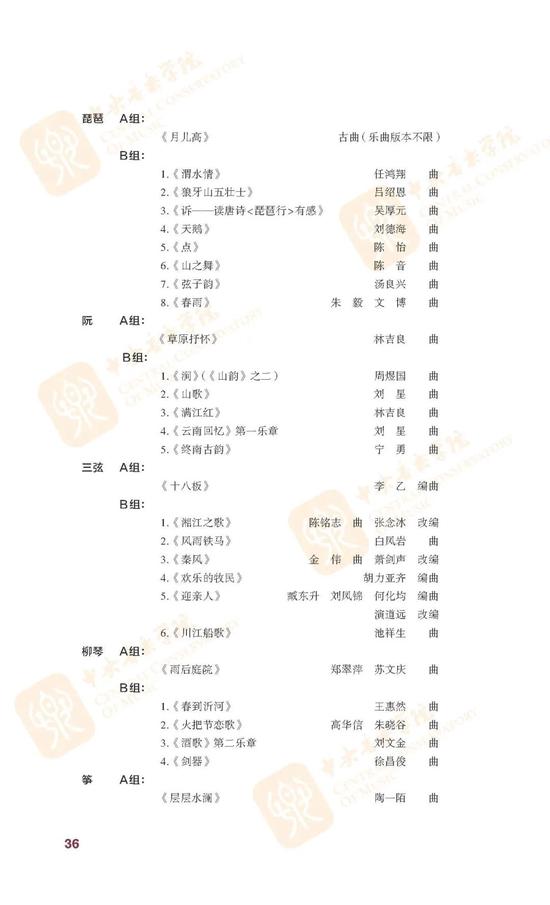 2022年中央音乐学院本科招生简章