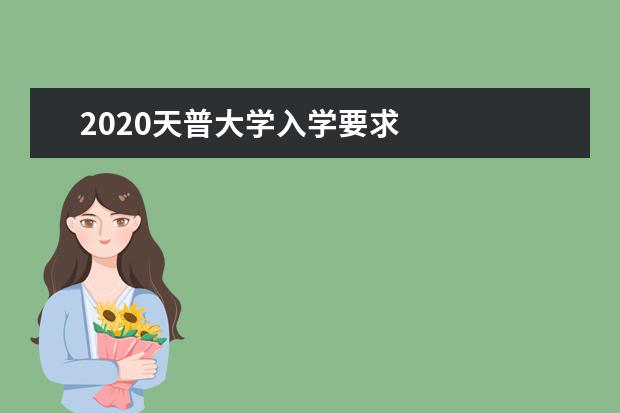 2020天普大学入学要求