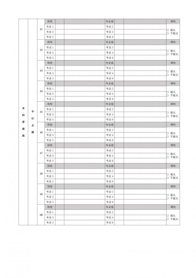 2022年北京普通高等学校招生志愿填报须知